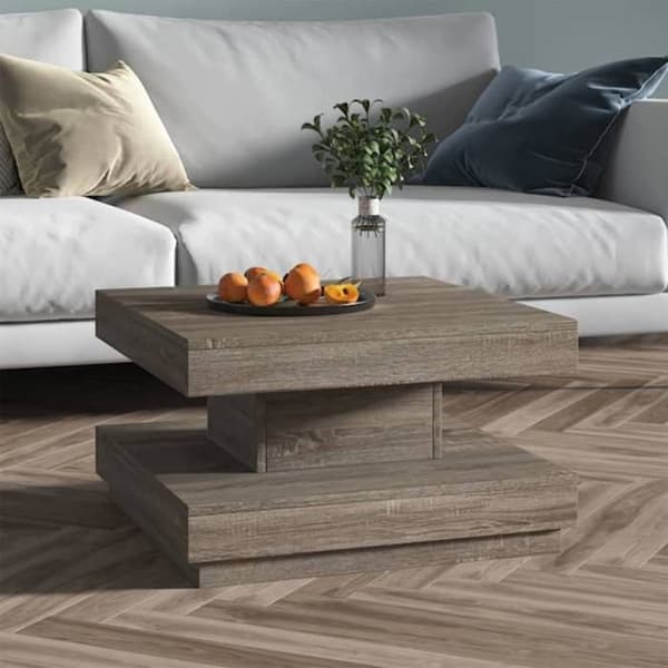 Maison Exclusive - Låg bord Grå 60x60x35 cm MDF Grå