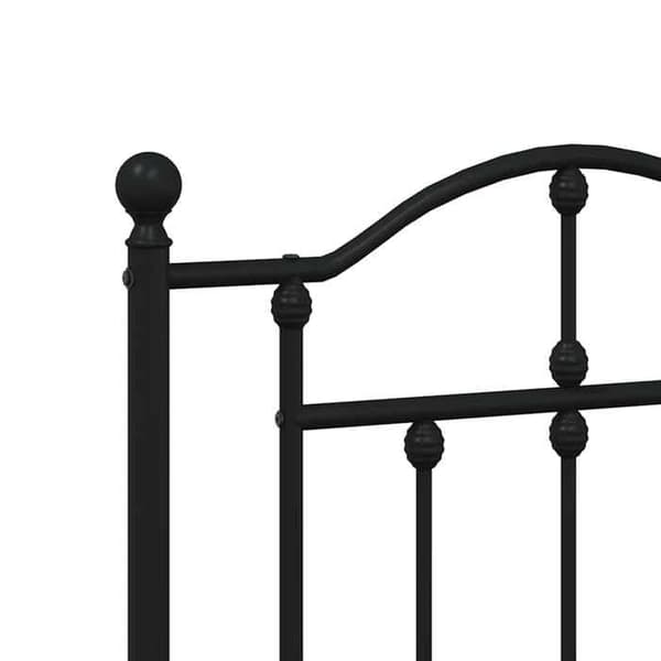 Maison Exclusive - Erstatnings hovedgærde i sort metal 150 cm