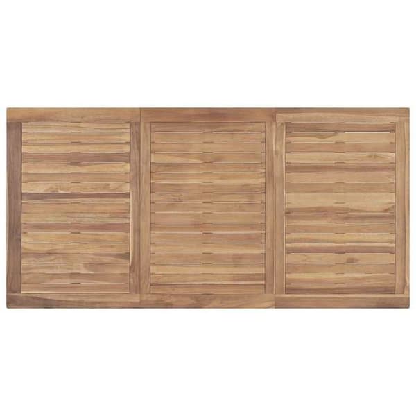 Maison Exclusive - Trädgårds matbord 160x80x77 cm i solid teakträ