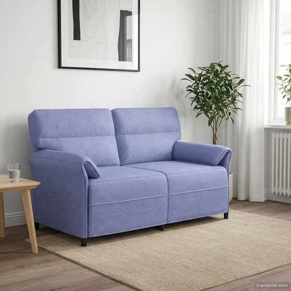 Maison Exclusive - 100 % polyesterista valmistettu sohva, metallirunko, MDF, vaneri