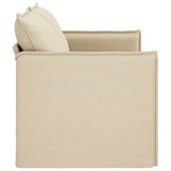 Maison Exclusive - Soffa Crème 156 x 82 x 85 cm tyg Grädde