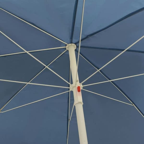 Maison Exclusive - Blå strandparasol 240 cm blå