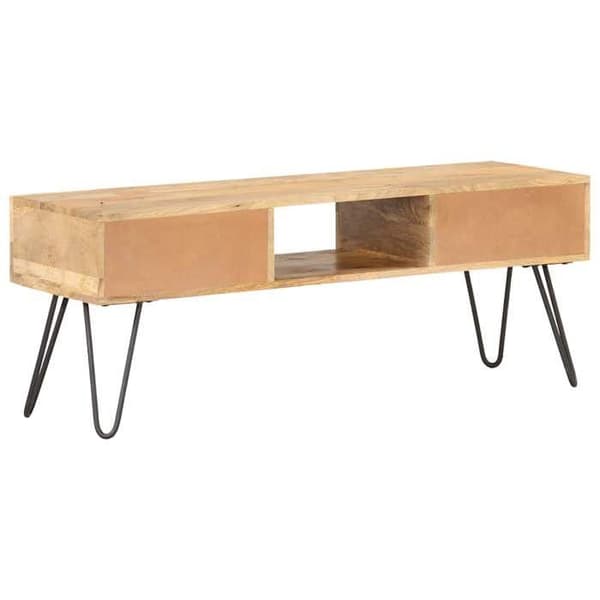 Maison Exclusive - TV-möbel 120x35x45 cm i solid mangoträ