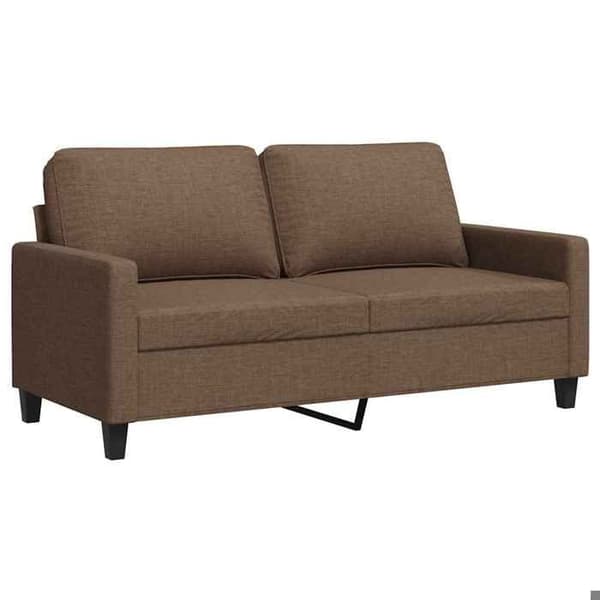 Maison Exclusive - 2-personers sofa Brun 140 cm Stof