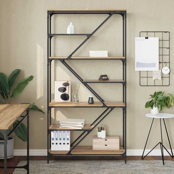 Maison Exclusive - Reol 9 niveauer 91 x 36 x 176 cm Ingeniørtræ