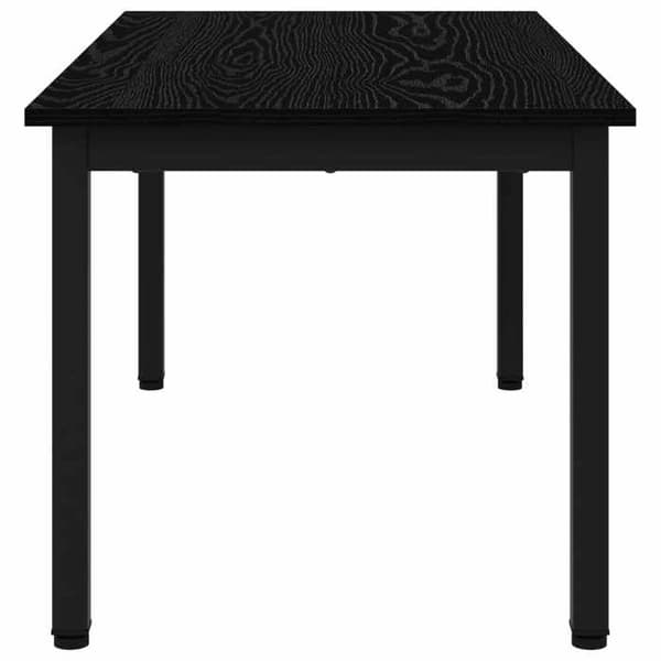 Maison Exclusive - Sofabord Eg sort 100 x 50 x 45 cm Ingeniørtræ
