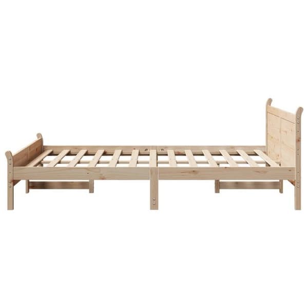 Maison Exclusive - Patja ilman runkoa 140x190 cm massiivipuusta
