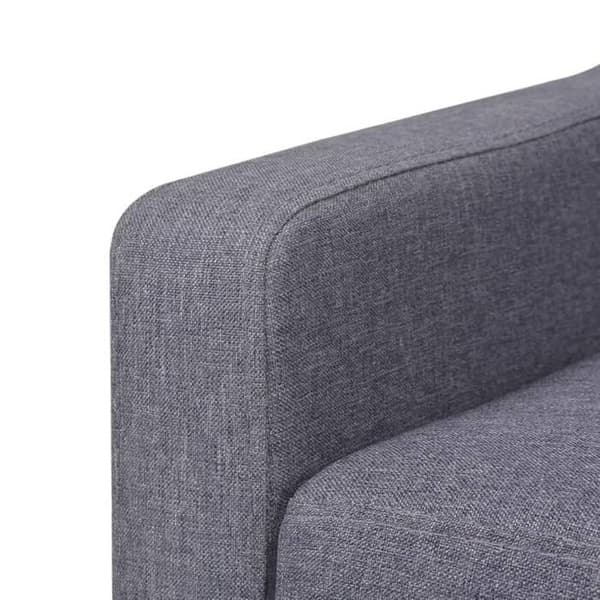 Maison Exclusive - 3-paikkainen harmaa kangassohva Grå