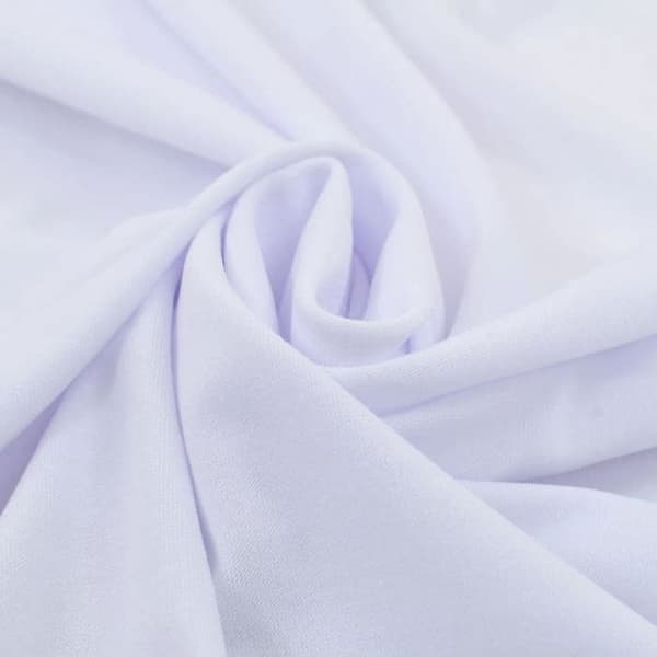 Maison Exclusive - Elastiske bordduge med skørt 2 stk 120x74 cm Hvid Vit