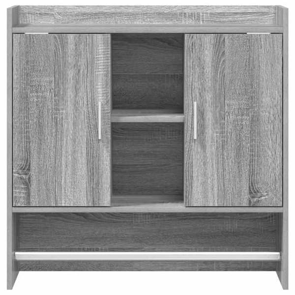 Maison Exclusive - Seinähylly Sonoma harmaa 80 x 36 x 80 cm
