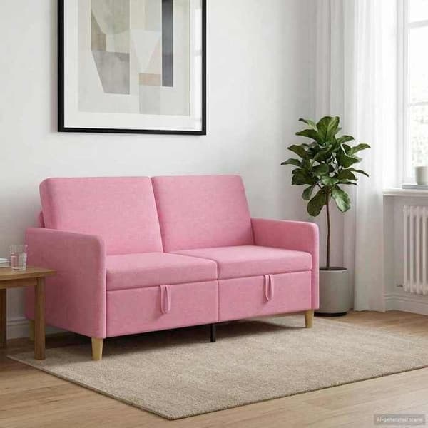 Maison Exclusive - Sofa med opbevaring Rosa 152 x 78 x 87 cm Polyester