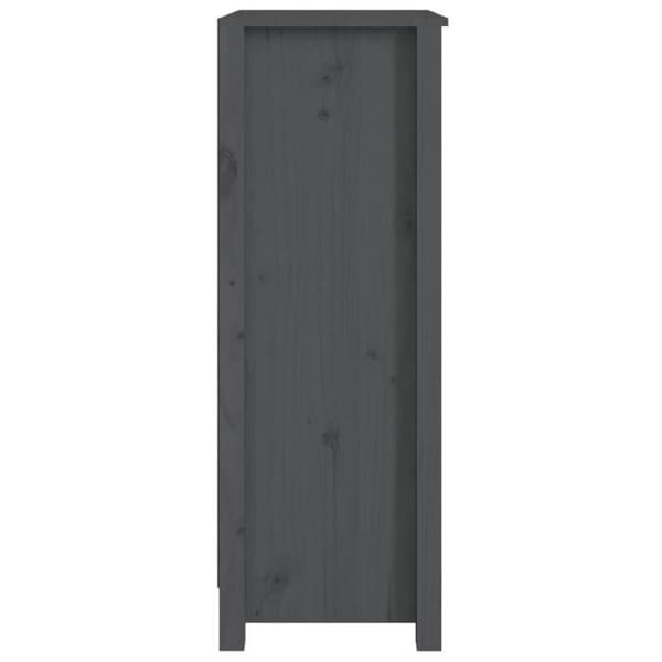 Maison Exclusive - Harmaa Kirjasto 50x35x97 cm Massiivipuu Grå
