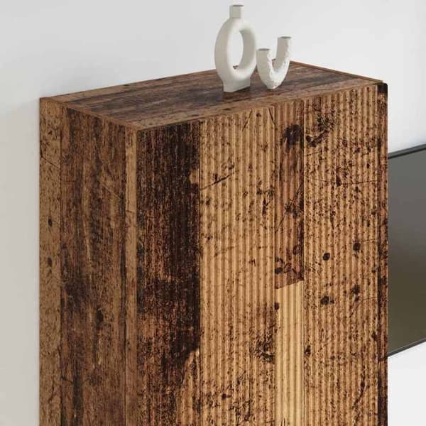 Maison Exclusive - Väggmonterad TV-möbel 59,5 x 31 x 100 cm Gamla träet