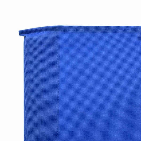 Maison Exclusive - Skärm 5 paneler Tyg 600 x 160 cm Blå azur