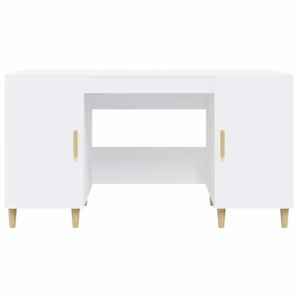 Maison Exclusive - Kontor Vit 140x50x75 cm Ingenjörsträ