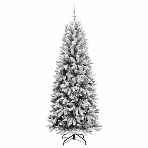 Maison Exclusive - Konstgjord Julgran Vit 240 cm Vit