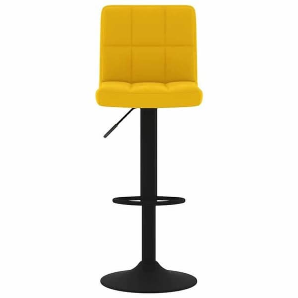 Maison Exclusive - Barstolar set om 2 senapsgul sammet