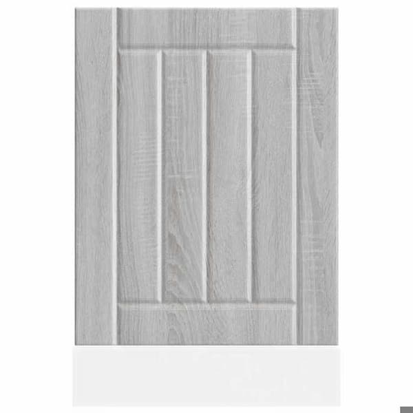 Maison Exclusive - Diskmaskinpanel Lucca sonoma grå ingenjörsträ sonoma grå