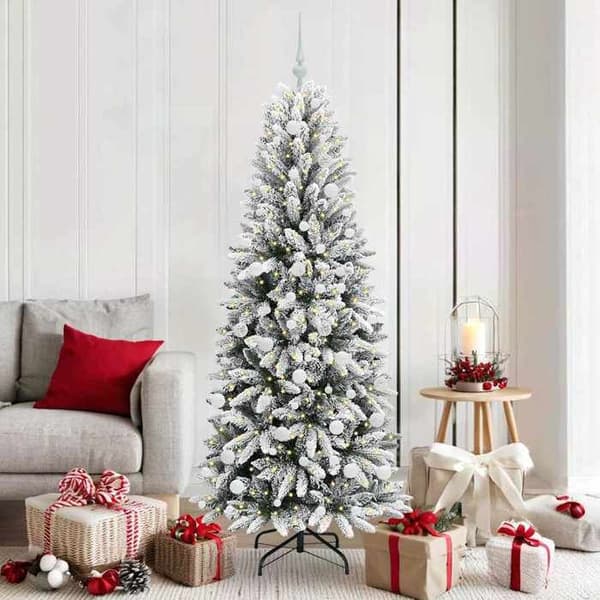 Maison Exclusive - Konstgjord Julgran Vit 180 cm Vit