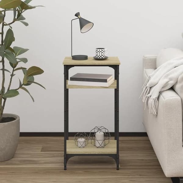 Maison Exclusive - Sidebord Eg sonoma 40x30x75 cm Ingeniørtræ