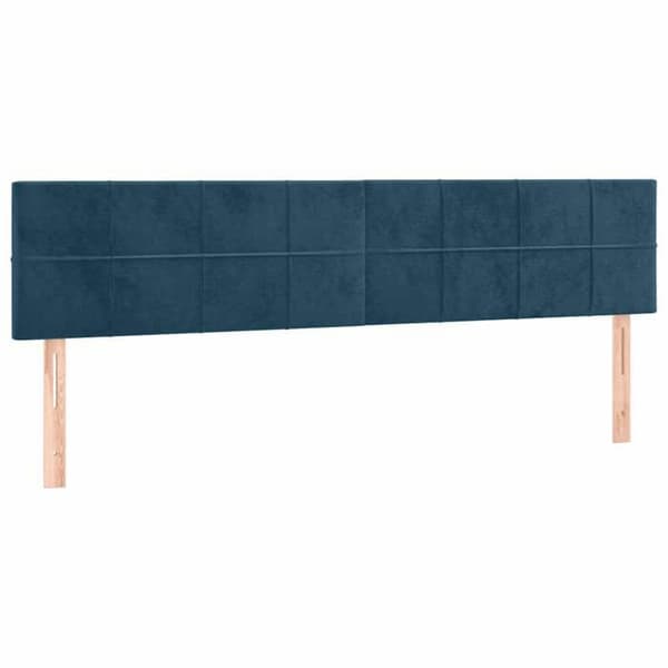 Maison Exclusive - Tummansininen LED-pääty 200x5x78/88 cm Sametti mörkblå
