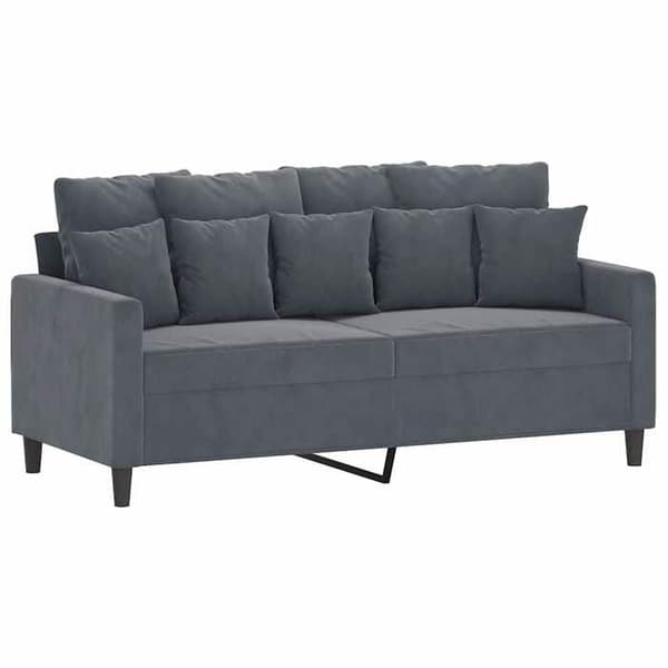 Maison Exclusive - 2-personers sofa i mørkegrå 140 cm velour