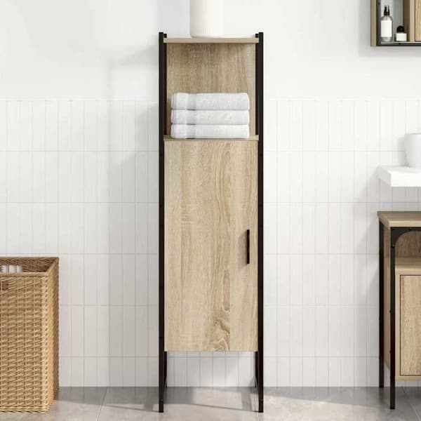 Maison Exclusive - Badeværelsesskab Beige 33 x 33 x 120,5 cm beige