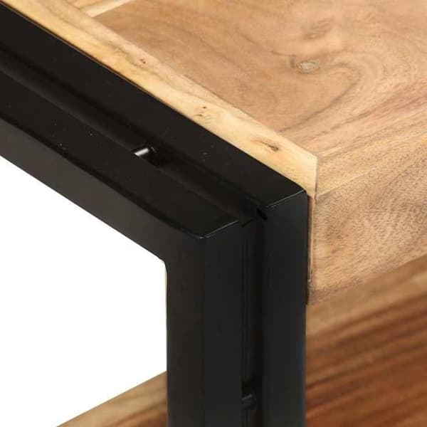 Maison Exclusive - TV-möbel 90x30x40 cm i solid akaciaträ