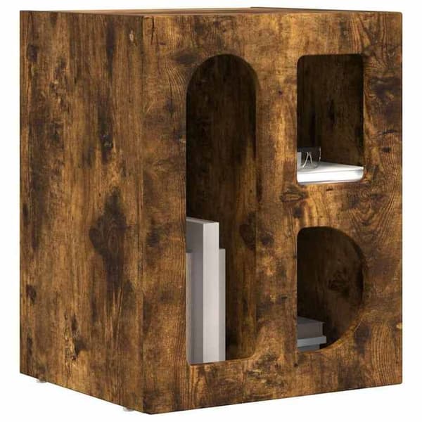 Maison Exclusive - Natbord ELST Røget eg 40 x 35 x 50 cm