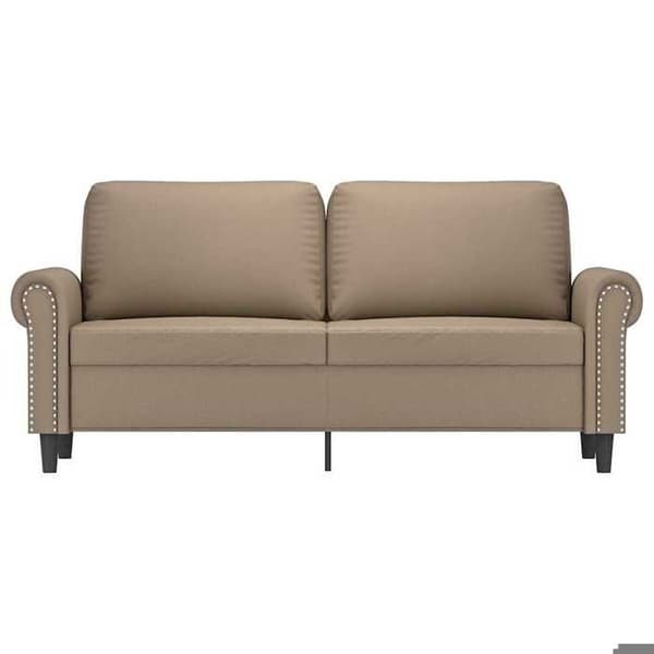 Maison Exclusive - 2-personers sofa Cappuccino 140 cm Kunstlæder