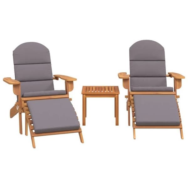 Maison Exclusive - Adirondack havemøbel sæt 3 dele i solid akacietræ
