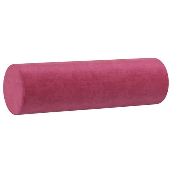 Maison Exclusive - Soffa 2 platser med bordeaux kuddar 140 cm sammet Röd Bordeaux