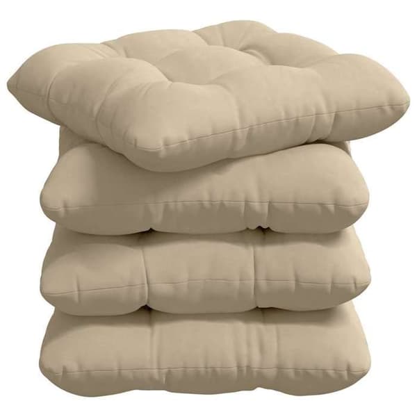 Sittkuddar - EXKLUSIVT HEM - 4-pack - Mikrofiber - 40 x 40 cm - Fläckavvisande Grädde