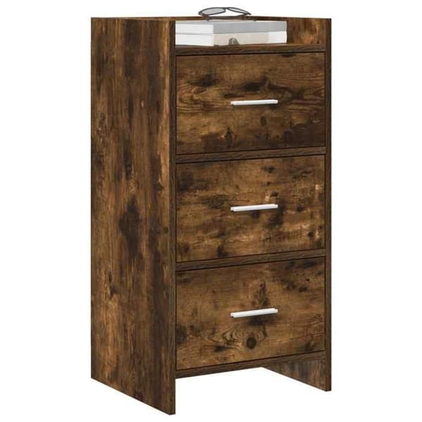 Maison Exclusive - Buffé Ek rökt 40 x 36 x 80 cm Ingenjörsträ