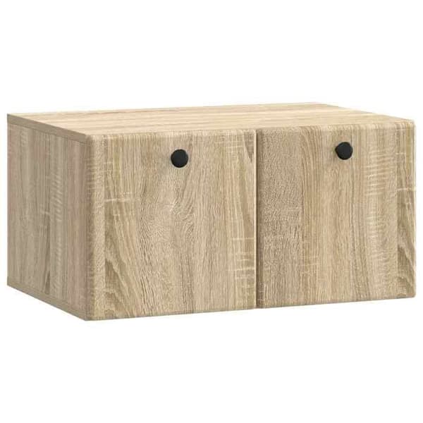 Maison Exclusive - Väggmonterad TV-möbel 59,5 x 41 x 30 cm Sonoma-ek