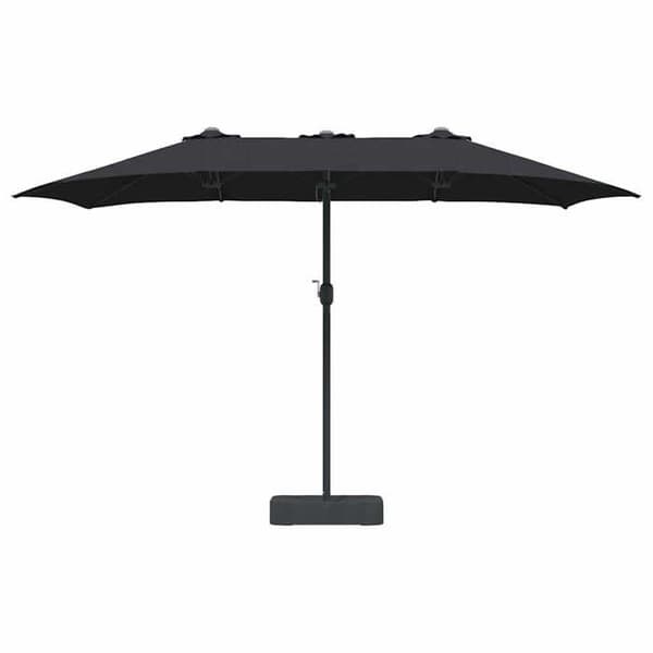 Maison Exclusive - Haveparasol Sort 385 x 209 x 244 cm Polyester og Stål