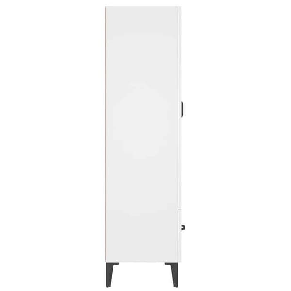Maison Exclusive - Buffé hög Vit 70x31x115 cm Ingenjörsträ