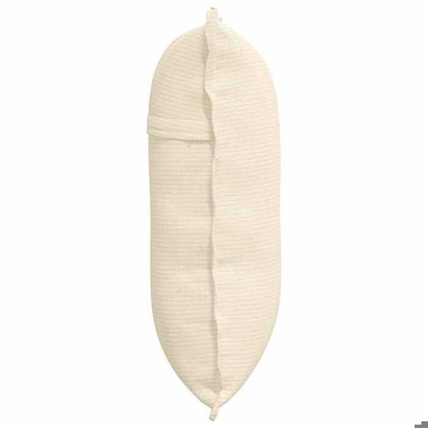 Maison Exclusive - Kuddstöd Creme 60 x 50 cm Tyg i ribbat sammet