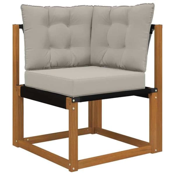 Maison Exclusive - Ulkokäyttöön tarkoitettu polyesterinen sohvatyyny harmaa 50,5 x 50,5 cm Grå