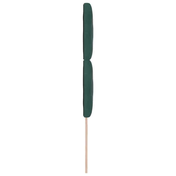 Maison Exclusive - LED Hovedgærde Mørkegrøn 90 cm Velour
