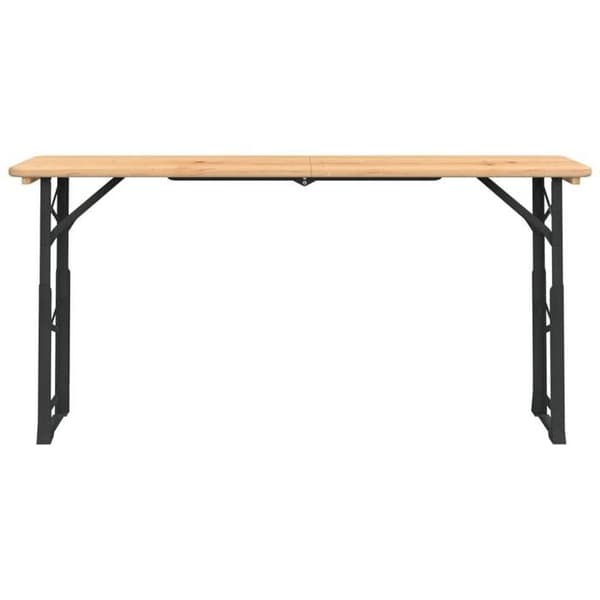 Maison Exclusive - Fällbart öltabell 170x50x75/105 cm av massivt granträ