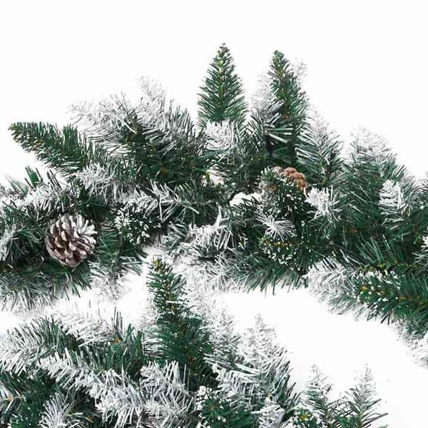 Julegirlander - EKSKLUSIV HUS - 2,7 m - 40 LED - vejrbestandig PVC - 8 effekter (USB 5V) Grön
