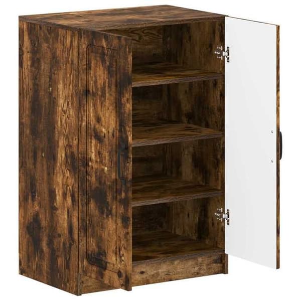 Maison Exclusive - Skoskab UTRECHT 59,5 x 39,5 x 87 cm Røget eg