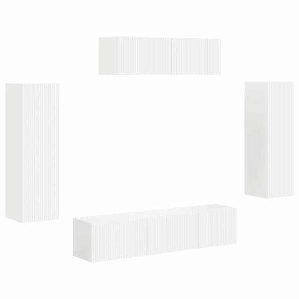 Maison Exclusive - TV Møbel 5 stk Hvid Vit