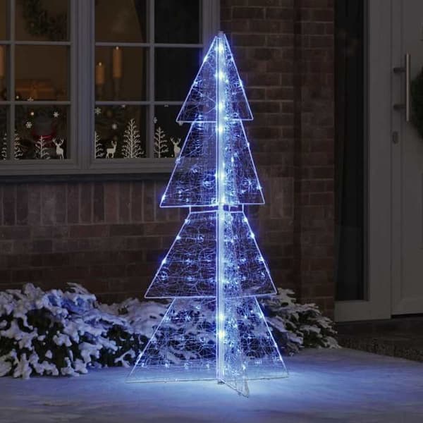 Maison Exclusive - Julgran 160 LED Blå 150 cm Akryl