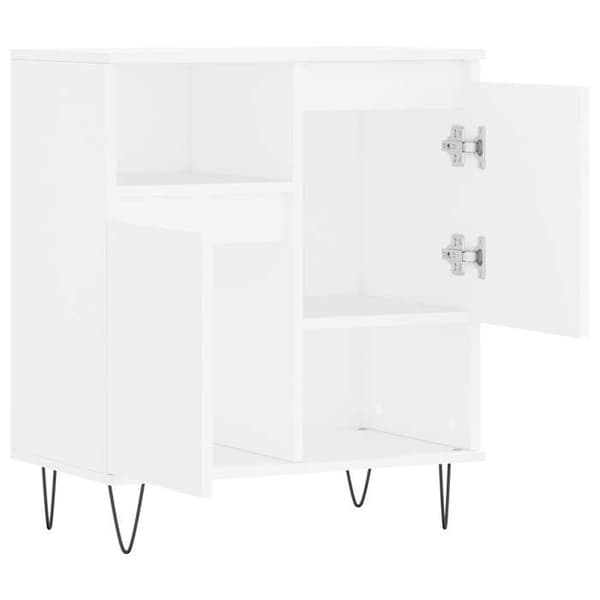Maison Exclusive - Buffé Vit 60x35x70 cm Ingenjörsträ