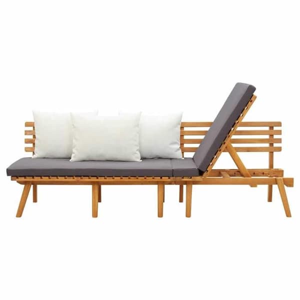 Maison Exclusive - Trädgårdssäng 200x65 cm i solid akaciaträ