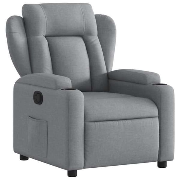 Maison Exclusive - Grå stof lænestol med recliner