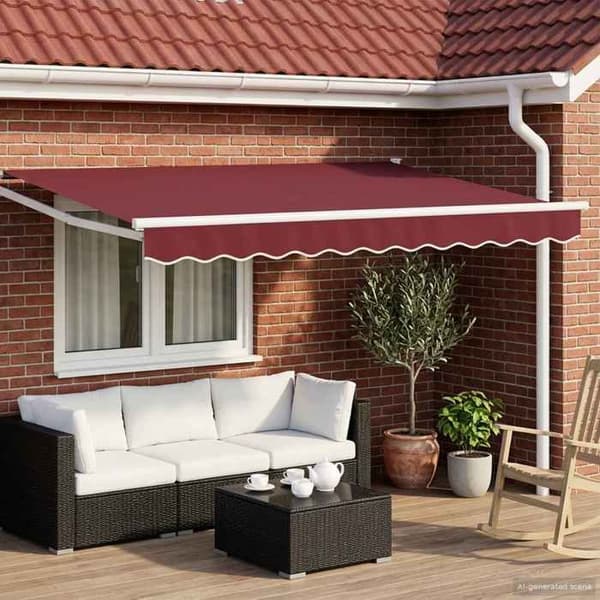 Maison Exclusive - Fällbart tak Bordeaux 3,5 x 2 m