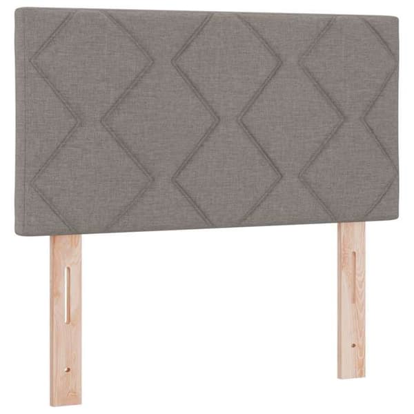 Maison Exclusive - Boxspring-sänky taupe-värillä, patja 120 x 190 cm, kangas Mol